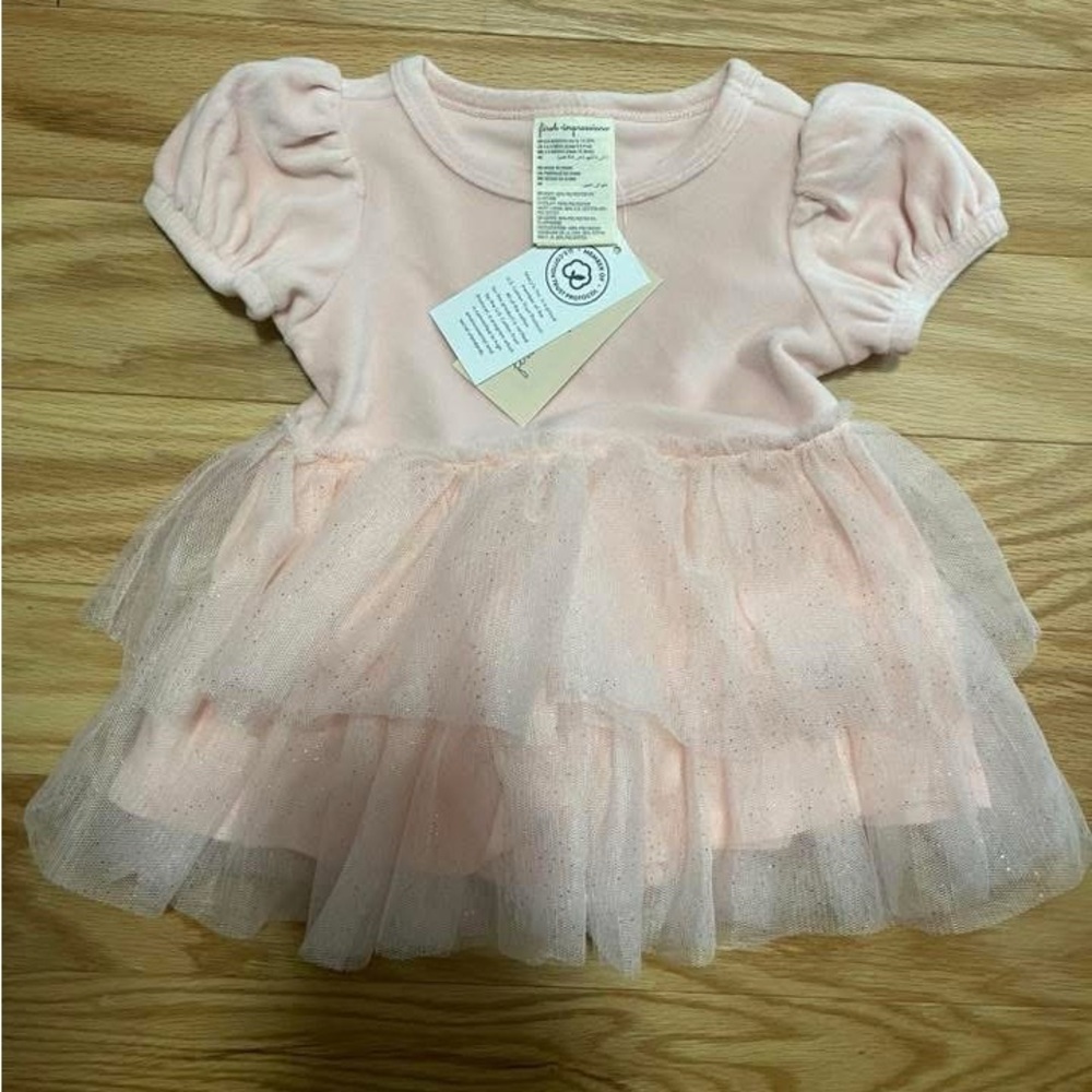 First Impressions Pink Tulle Dress